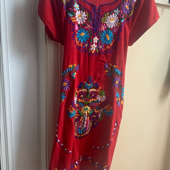 Beautiful Colorful Mexican Dress - Picture 4 of 4